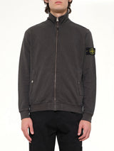 6100033 Zip Up Cardigan in Charcoal