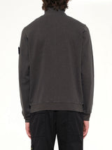 6100033 Zip Up Cardigan in Charcoal