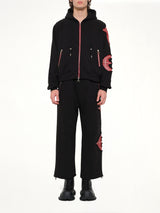 New Rock Zip-Up Hoodie in Black