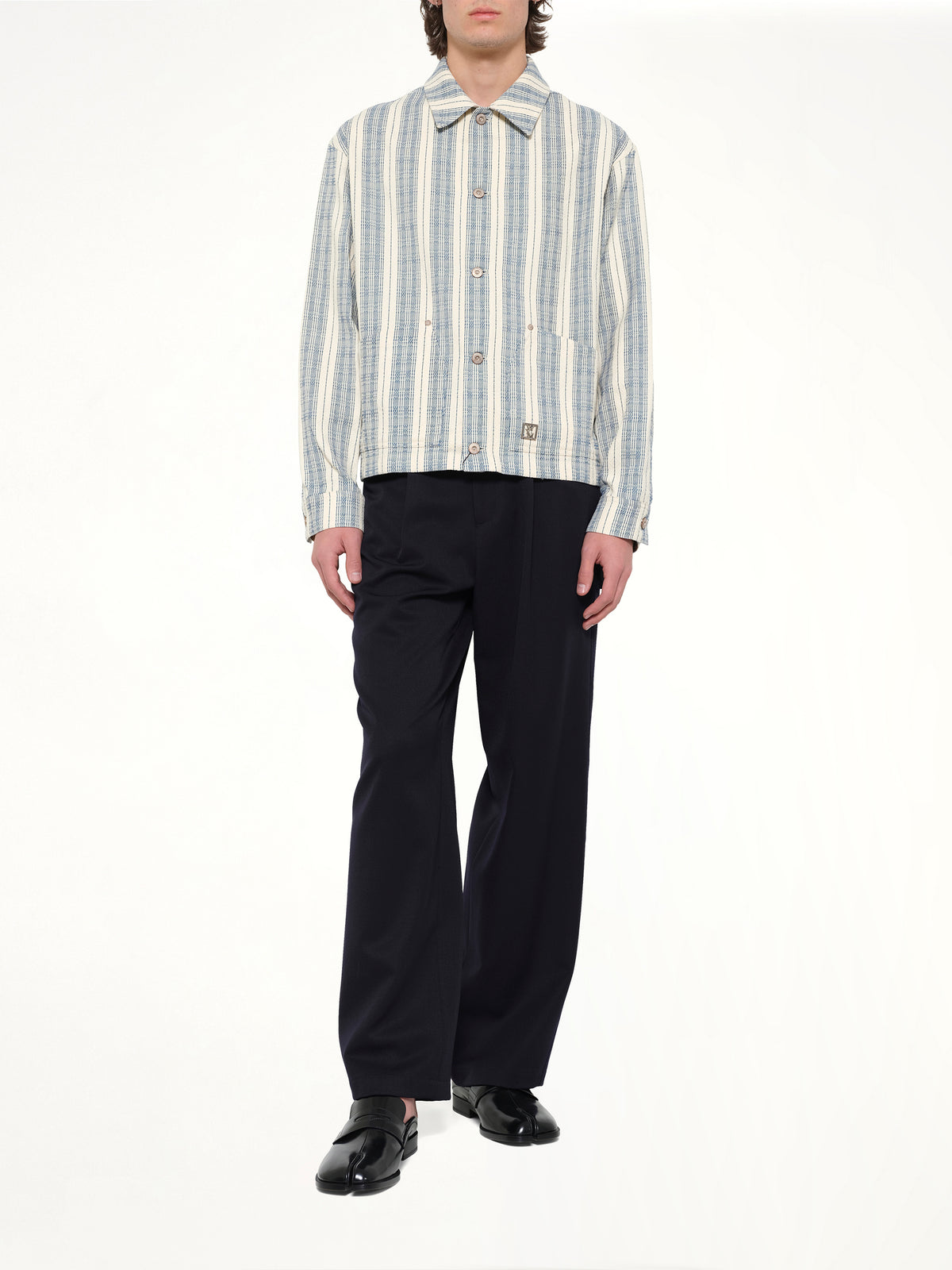 Stripe Shirt in White