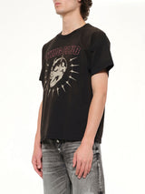 Vintage Riding Skull T-Shirt in Black