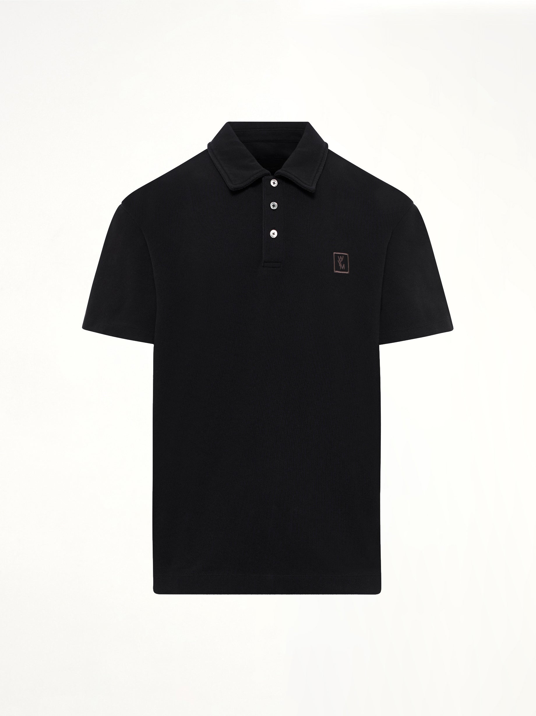 Mud Paint Polo in Black