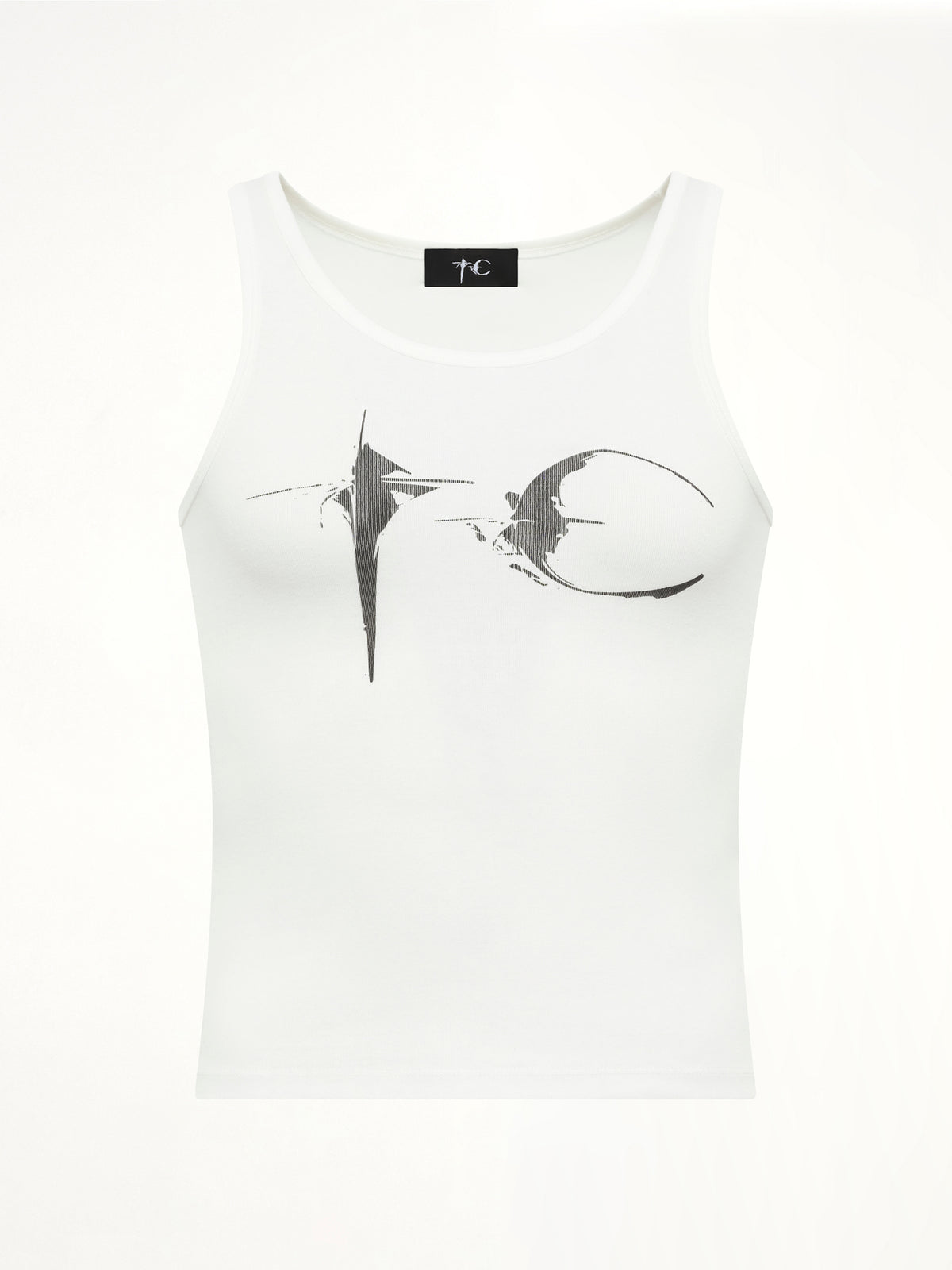 TC Not Easy Tank Top in White