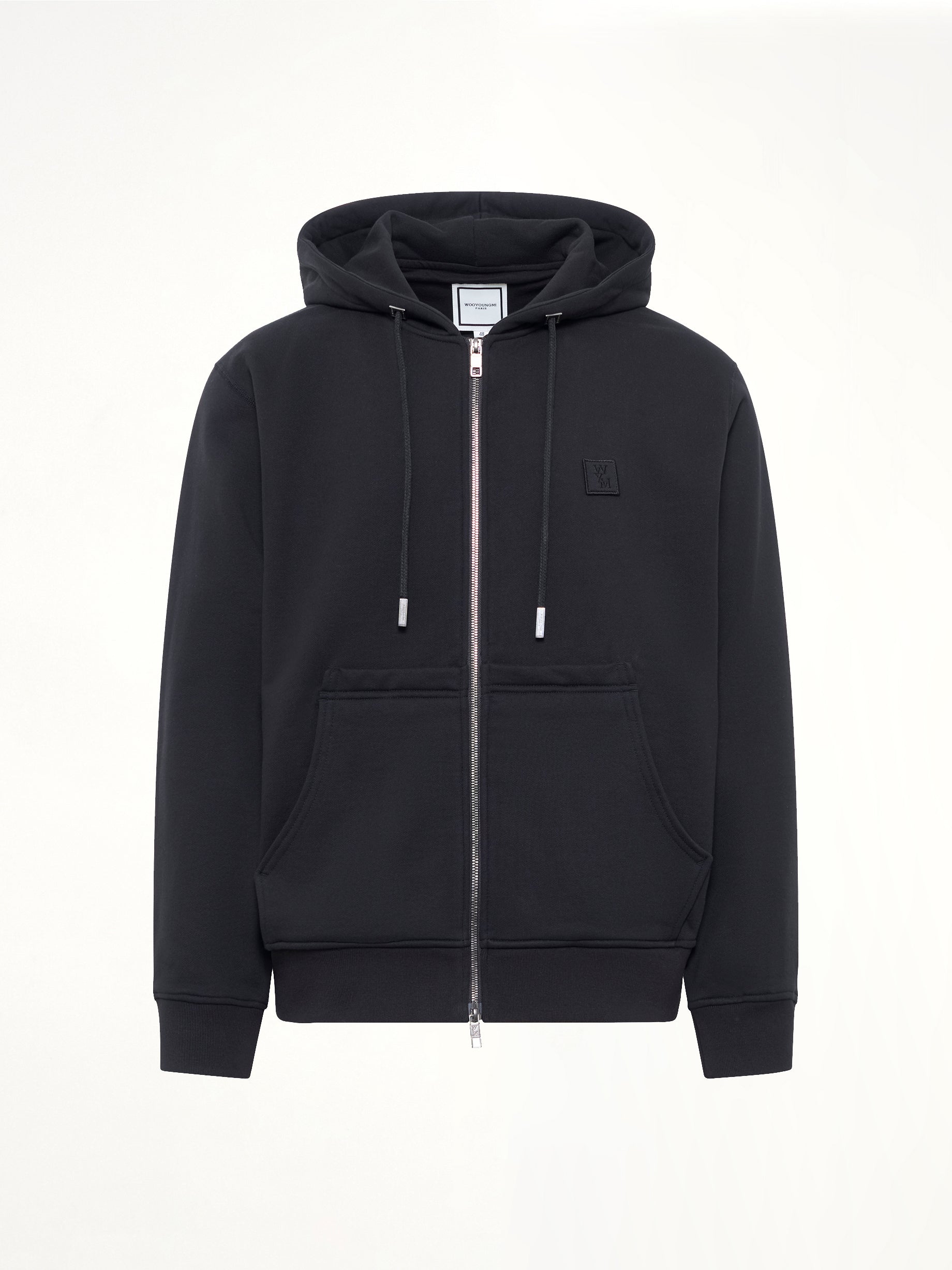 WYM Zip Hoodie in Black