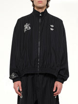 Adidas x Chavarria Pinstripe Jacket in Black/White