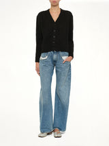 Hemp Cardigan in Black