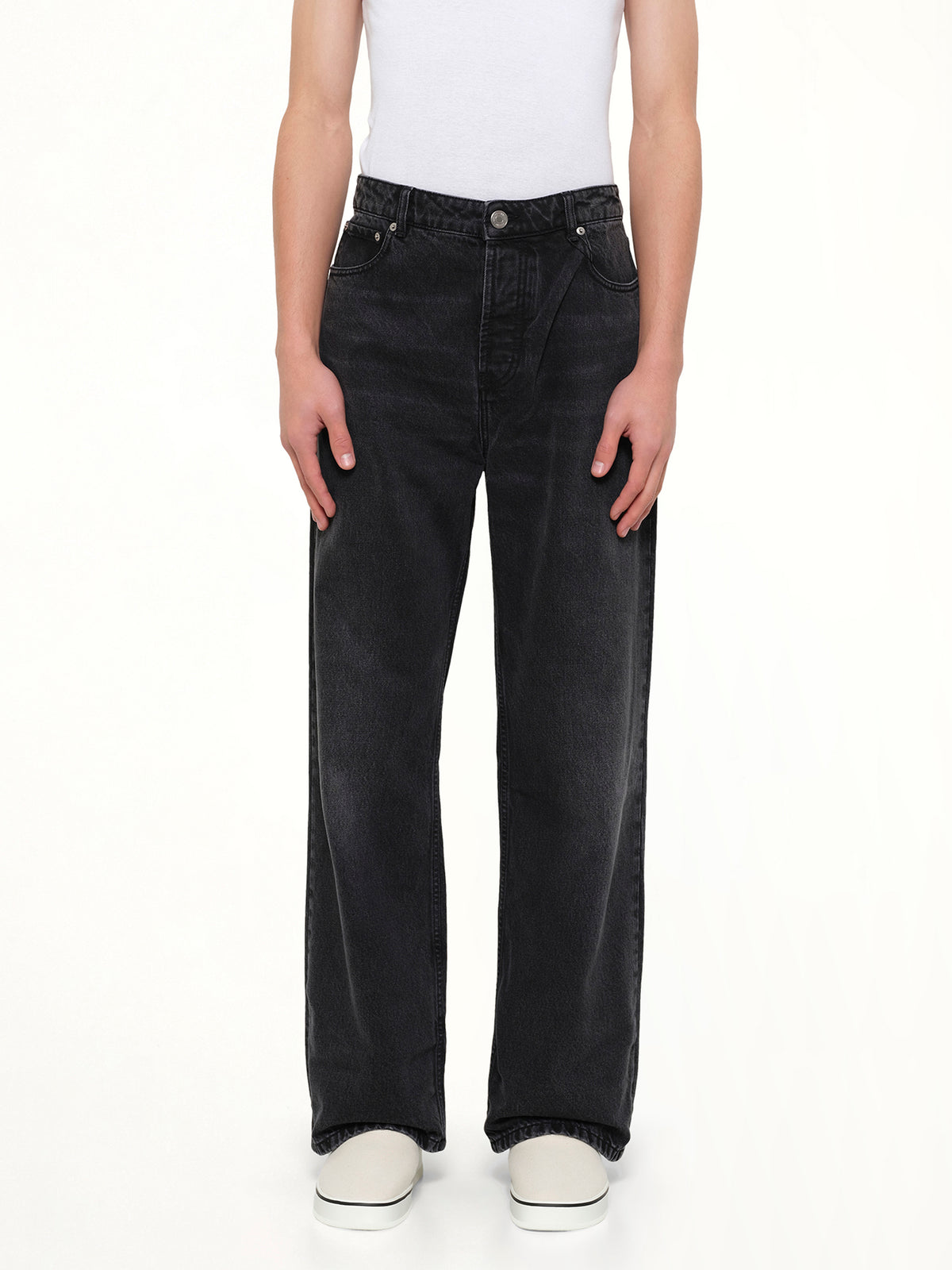 Large Fit Jeans in Black