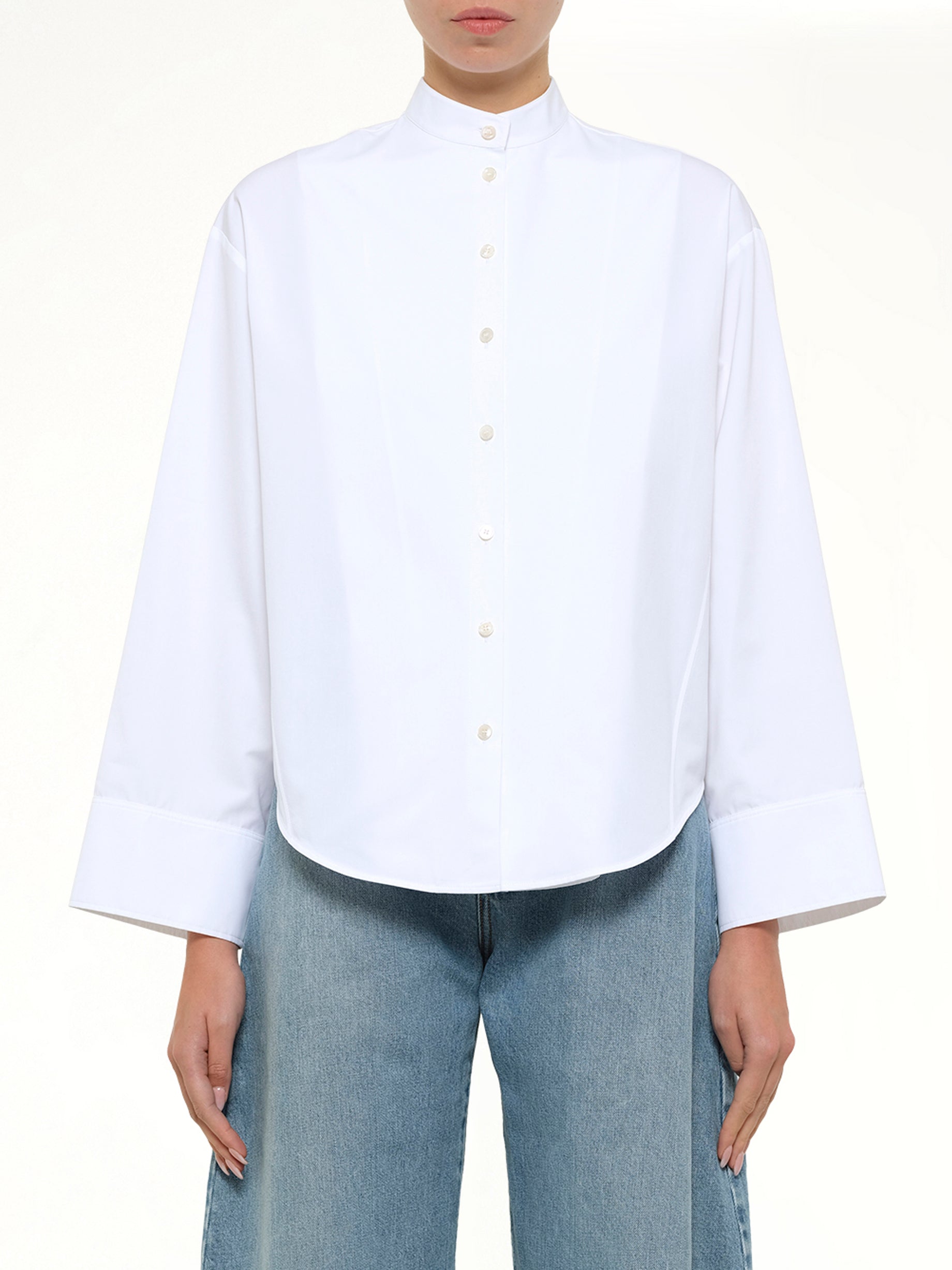 Layered Shirt in White