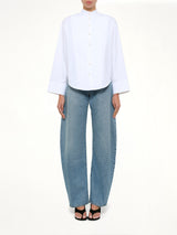 Layered Shirt in White