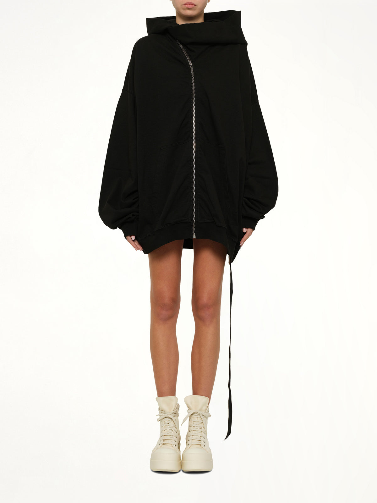 Mountain Hun Hoodie in Black