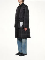 Reversible Coat in Black/Grey