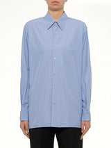 Stripe Shirt in Light Blue/Grey