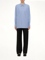 Stripe Shirt in Light Blue/Grey
