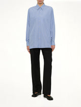 Stripe Shirt in Light Blue/Grey
