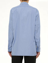 Stripe Shirt in Light Blue/Grey