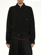 Wool Blouson in Black