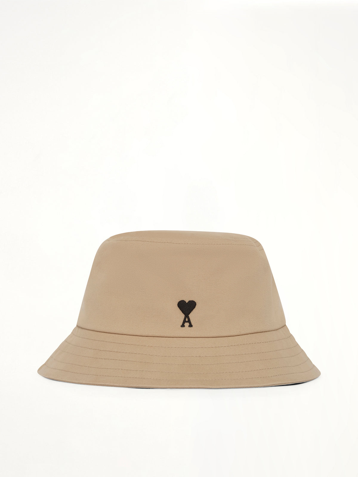 Black Ami De Coeur Bucket Hat in Beige Taupe