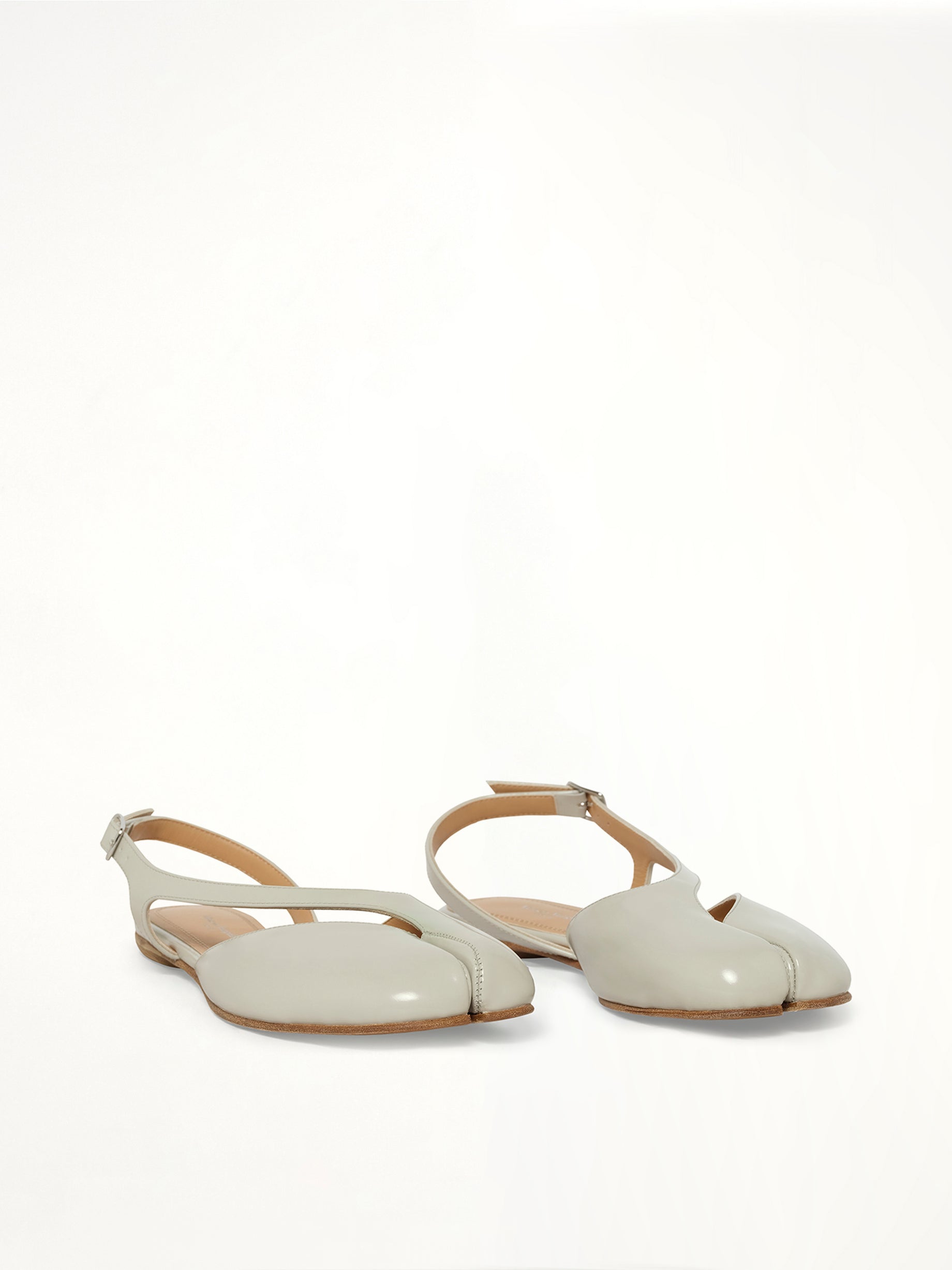 Tabi Flat Slingback in Alabaster