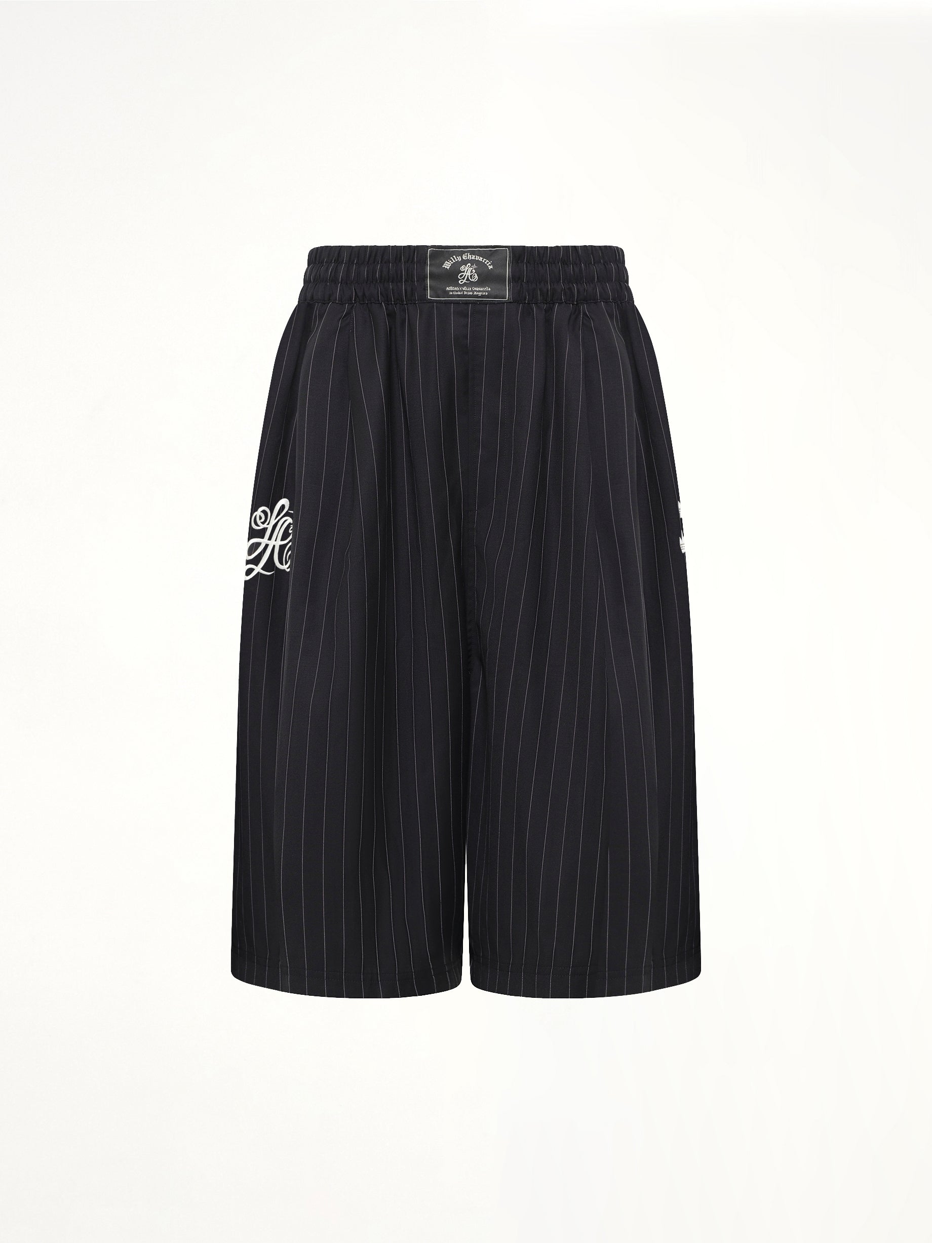 Adidas x Chavarria Pinstripe Short in Black/White