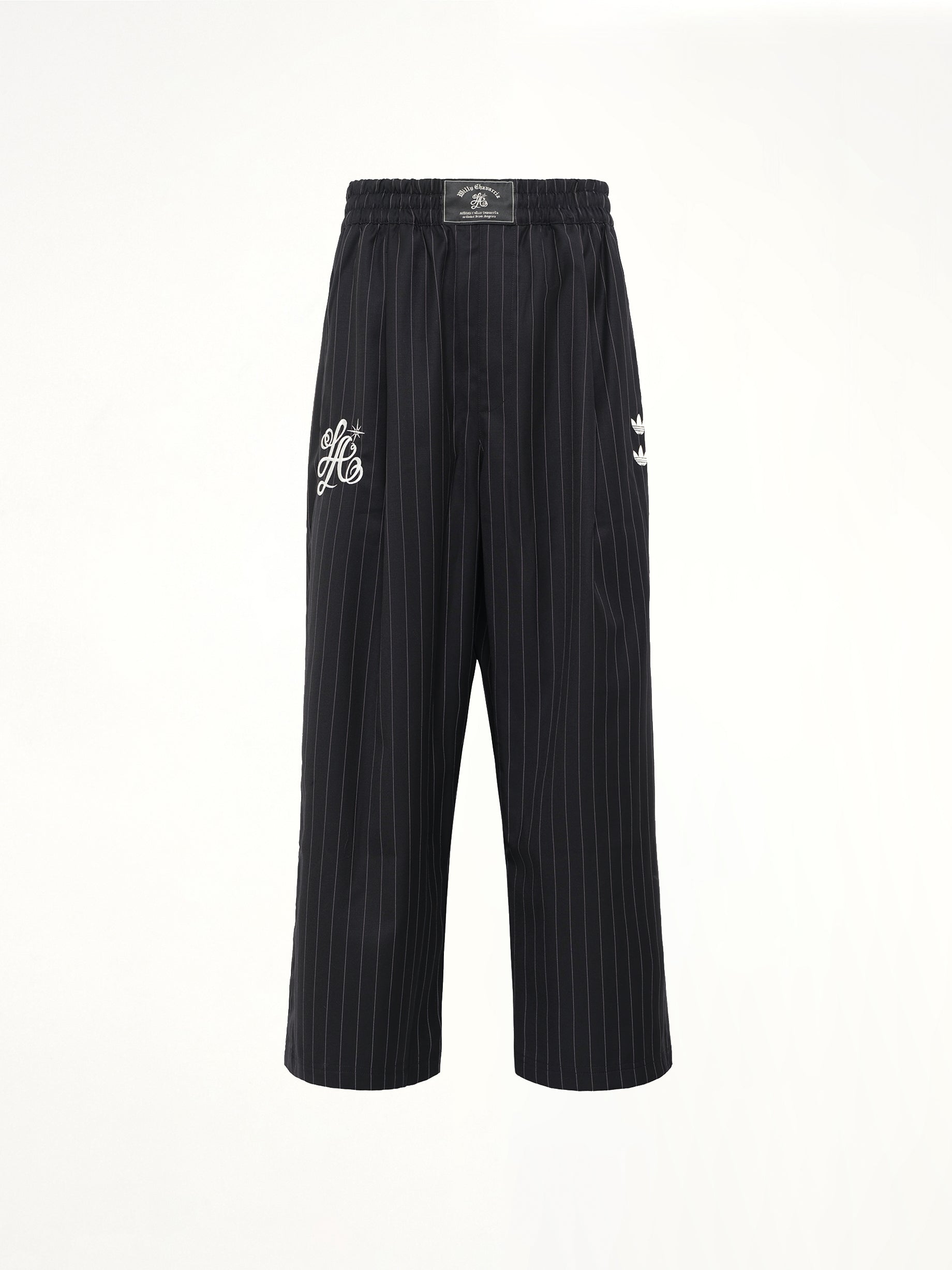 Adidas x WC Pinstripe Pants in Black/White