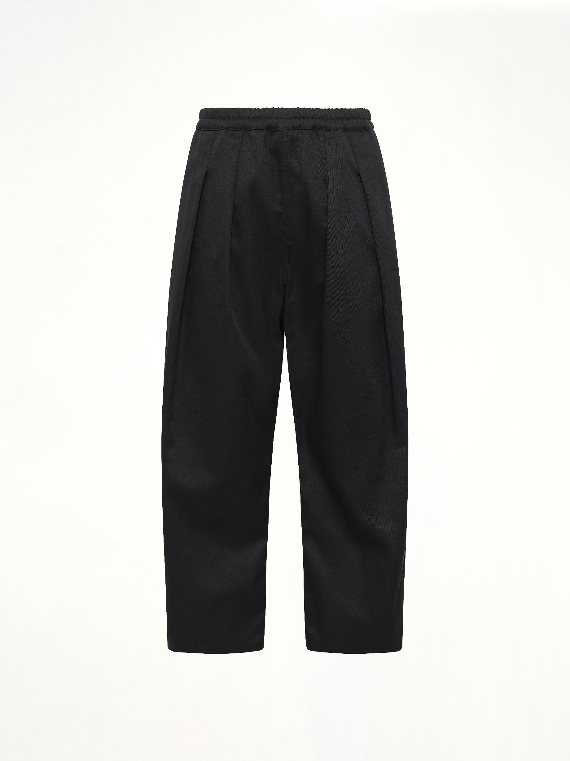 Cropped Chino Pants in Black