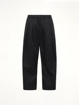 Cropped Chino Pants in Black
