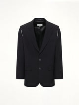 Deconstructed Jacket in Black