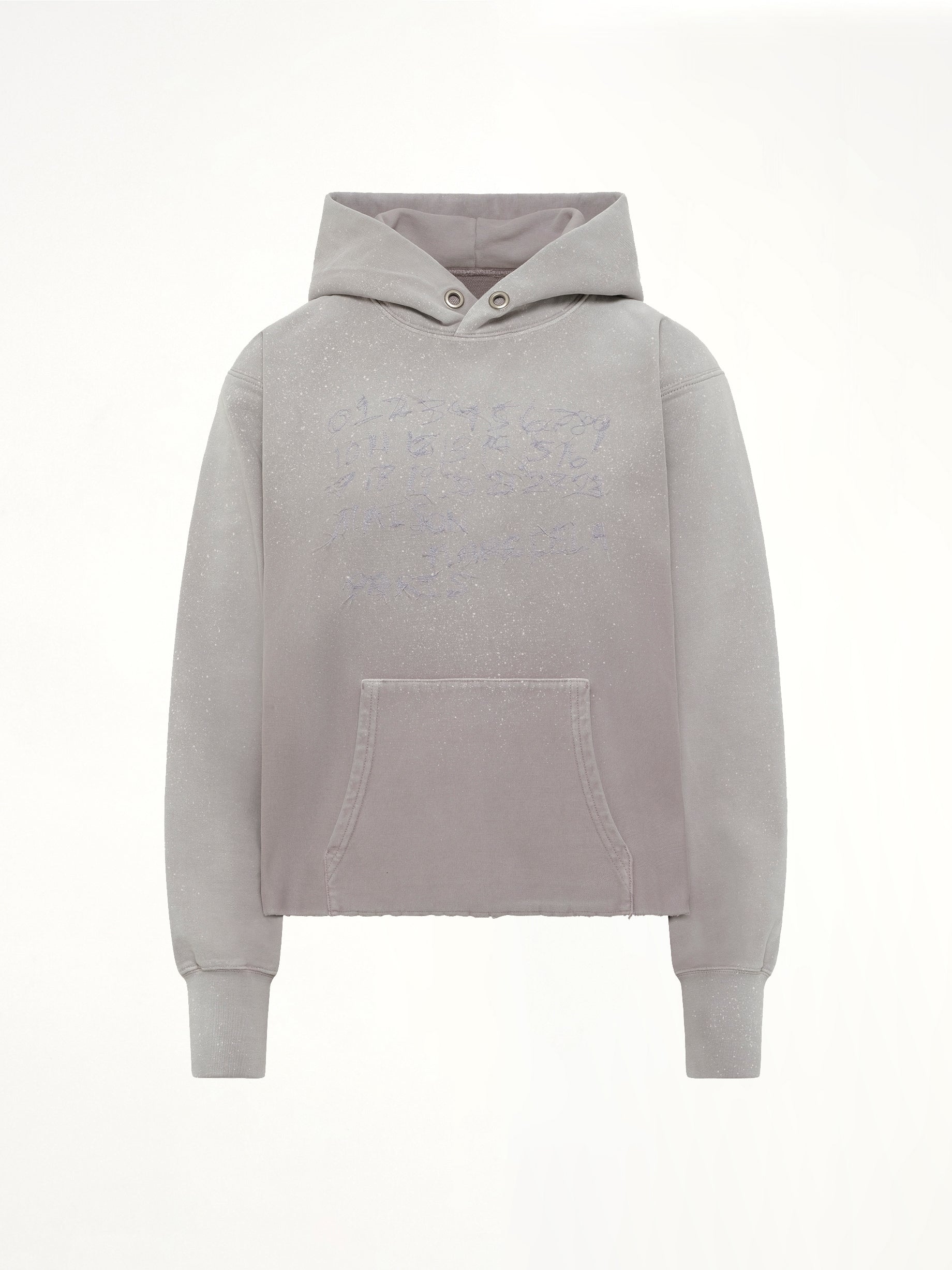 Number Hoodie in Dusty Pink