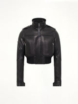 Rev Leather Jacket in Black