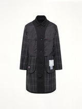 Reversible Coat in Black/Grey