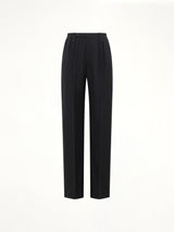 Tropical Wool Pants in Black
