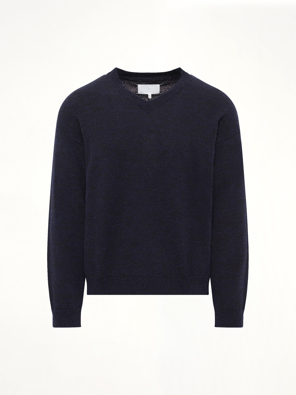 V Neck Sweater in Blu/Black