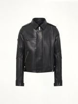 Vega Leather Jacket in Black