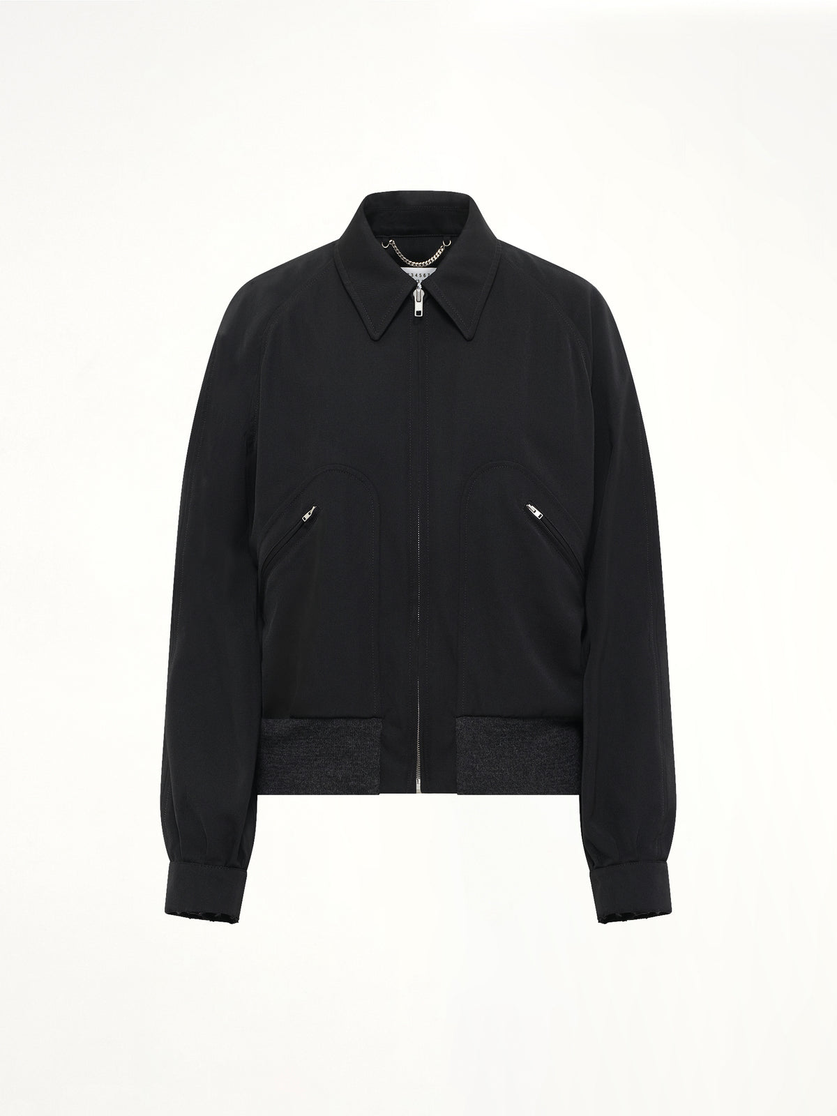 Wool Blouson in Black