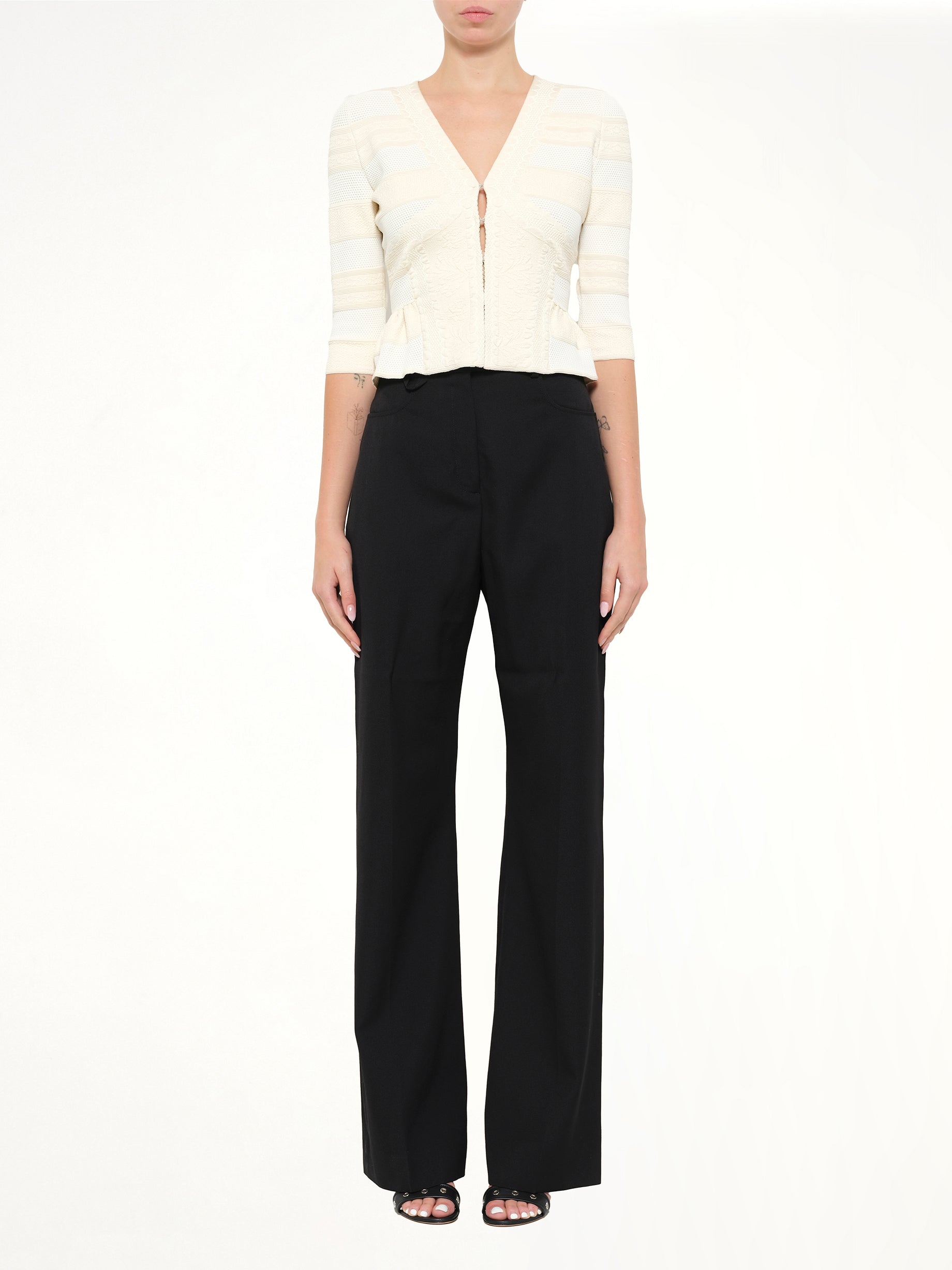 Alexander McQueen - Cardigan in White/Cream
