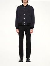 Blouson 130 with Embroidery in Black