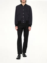 Blouson 130 with Embroidery in Black