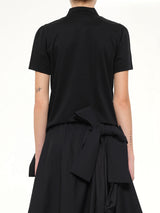 Bowtie Polo in Black