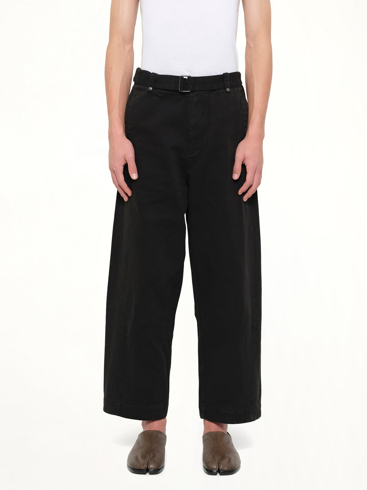 Gully Pant in Black Cotton