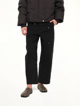 Gully Pant in Black Cotton