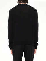 Midweight Crewneck Sweater in Black