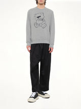 Teddy Sweatshirt in Grey