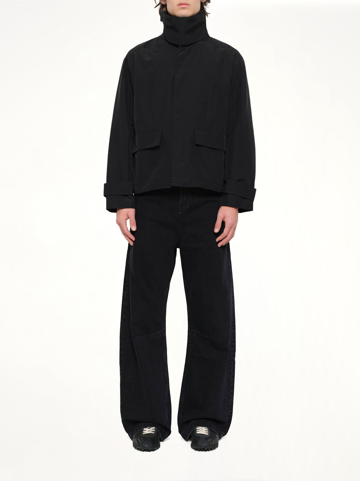 Trench Jacket in Black