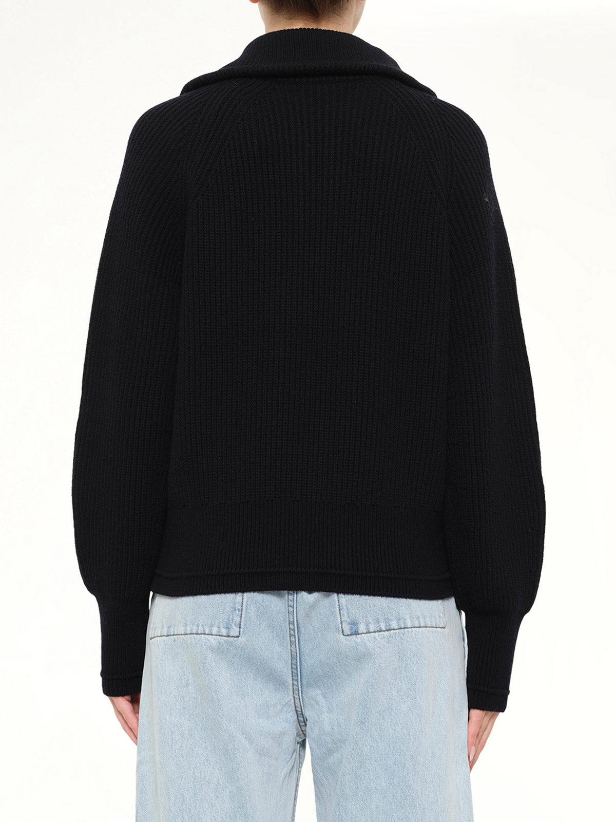 Blimp Quarter Zip in Black