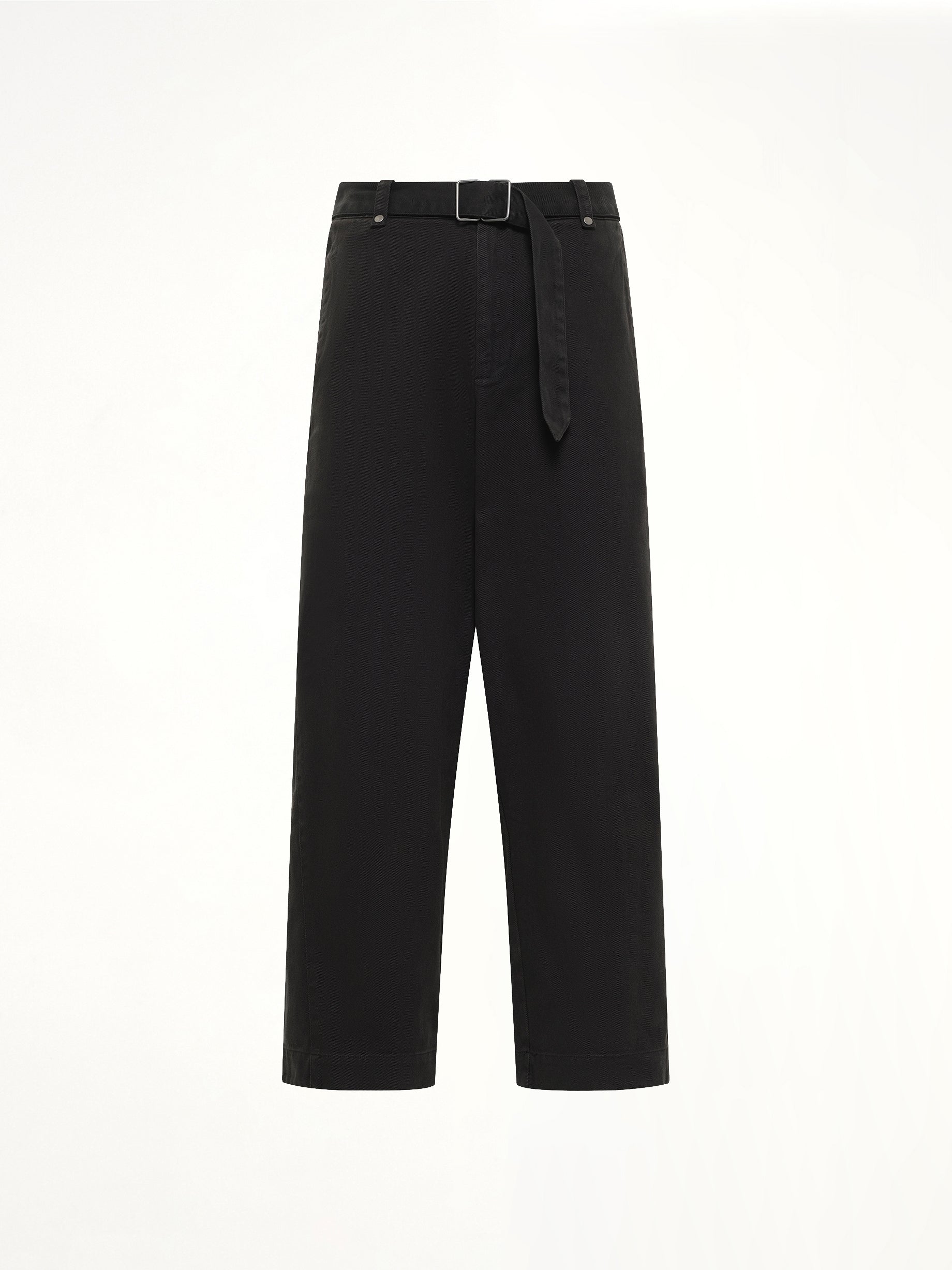 Gully Pant in Black Cotton