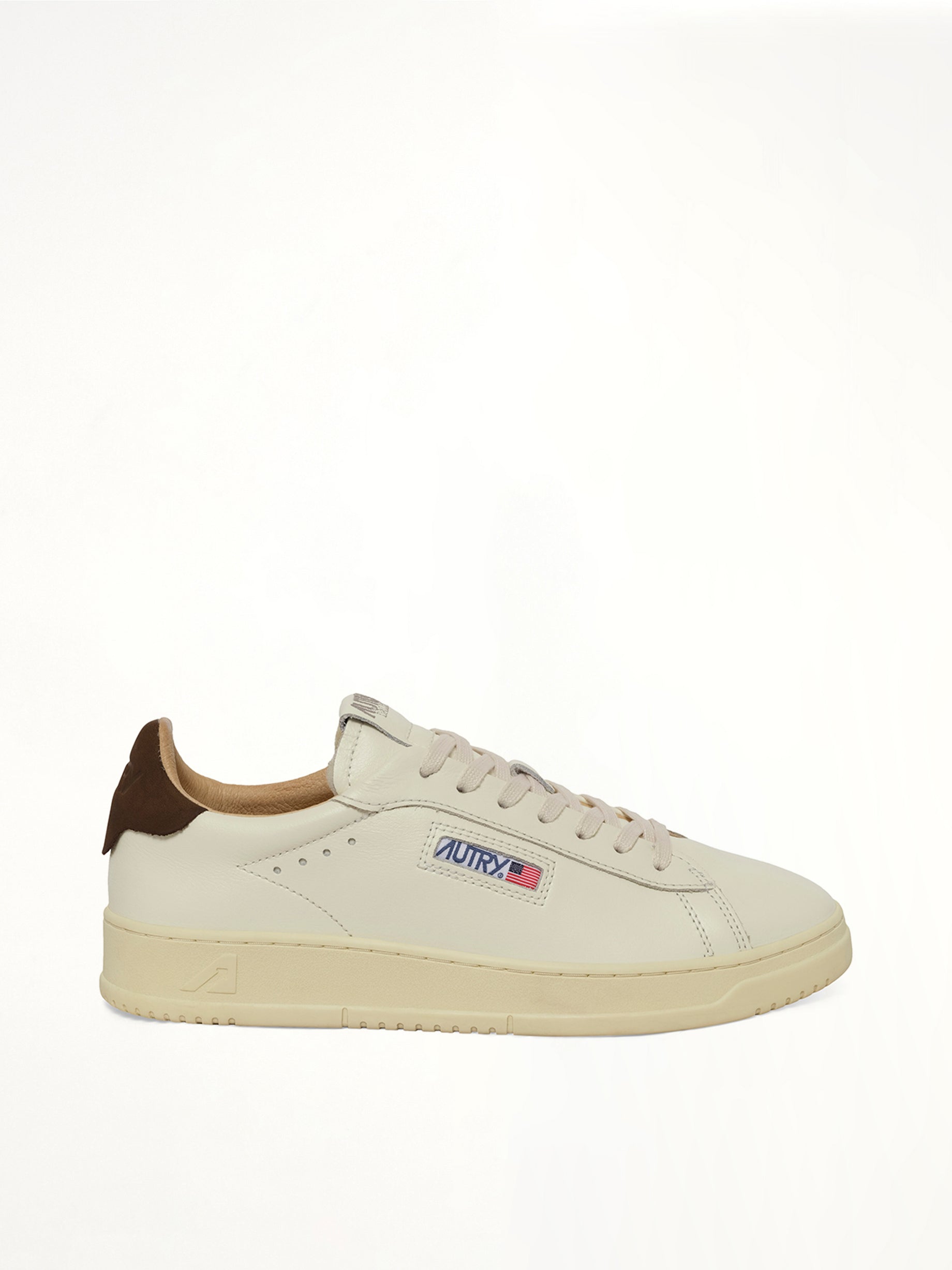 Dallas Low Top Sneaker in Marshmallow/Teak