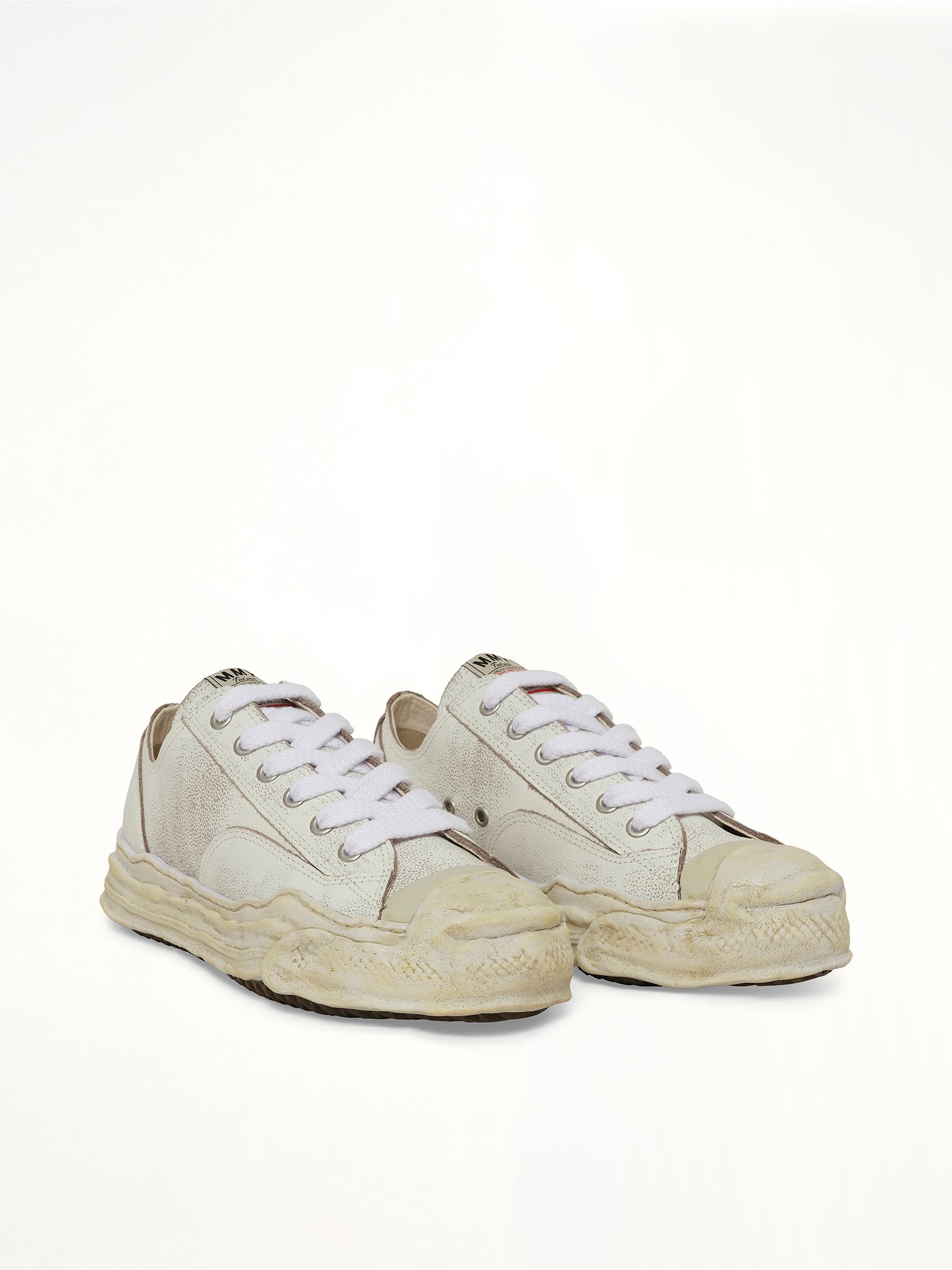 Hank OG Shrink Leather Sneaker in White
