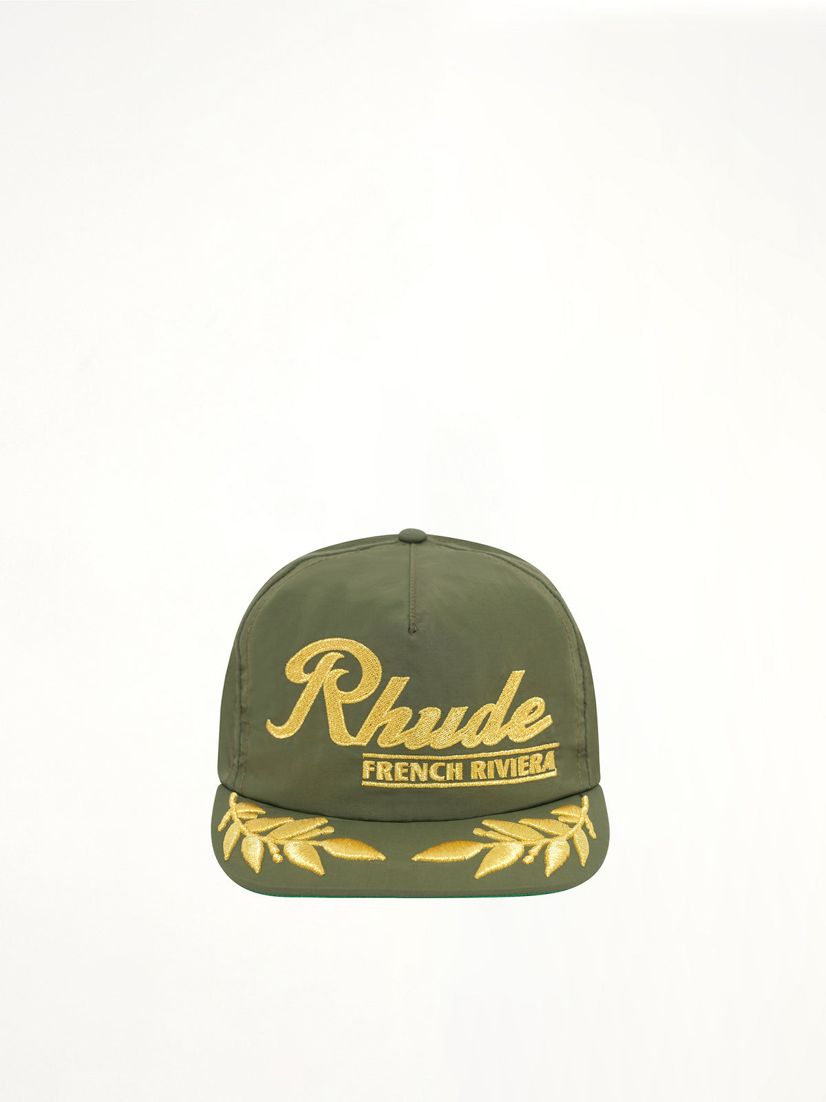 Rhude French Riviera Hat in Green/Gold