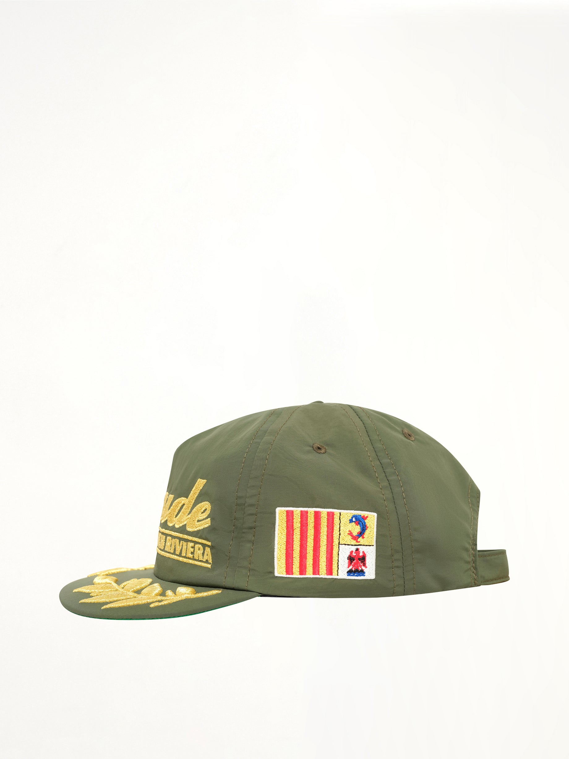 Rhude French Riviera Hat in Green/Gold