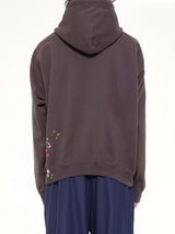 Kids Sticker Hoodie in Black